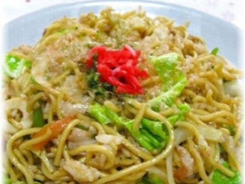 神戸名物”そばめし”わが家流アレンジ！